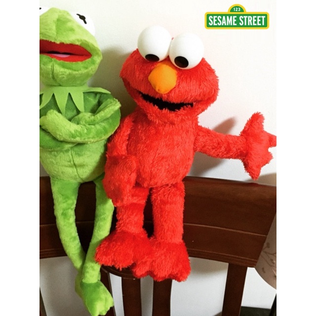 芝麻街Sesame street 艾摩 Elmo 毛绒公仔玩具玩偶