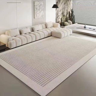 【客製化】地毯 客廳現代簡約北歐ins風 耐髒高級輕奢沙發茶几毯 無毛臥室地墊
