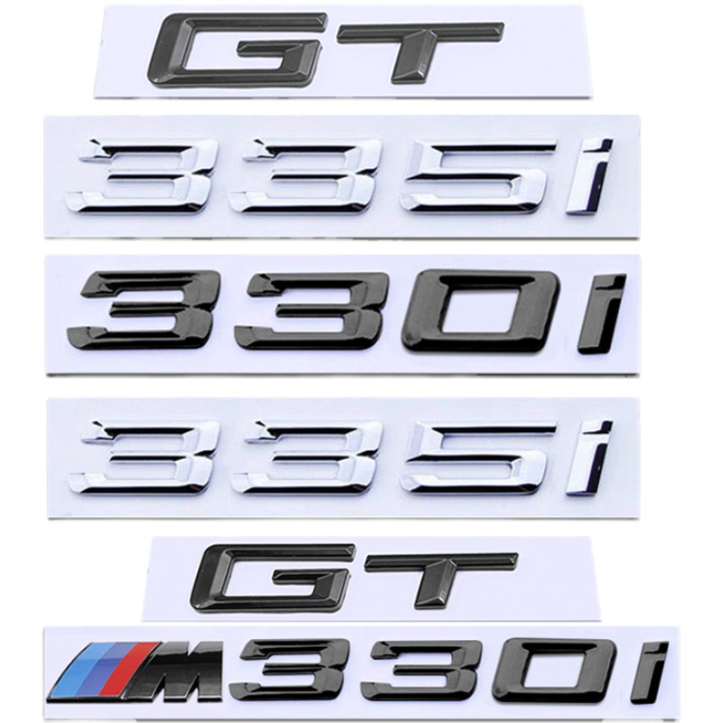BMW 寶馬 GT車標 貼標 改裝 M320I 330I 328I 335I後尾標 3系字標 車貼 F32 F30 G2