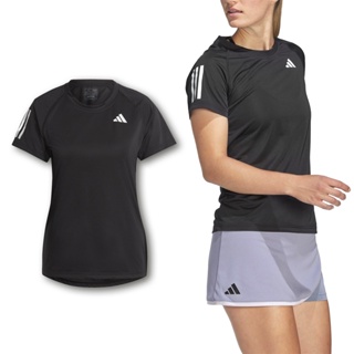 adidas 短袖 Tennis Club 女款 黑 短T 吸濕排汗 訓練 網球 愛迪達 運動 【ACS】 HS1450
