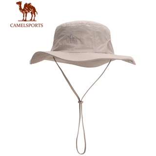 CAMEL SPORTS駱駝 漁夫帽 大頭圍戶外登山帽 野營太陽夏季海邊遮陽