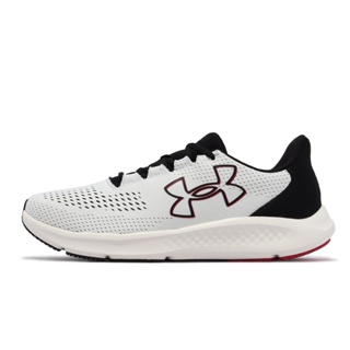 Under Armour 慢跑鞋 Charged Pursuit 3 BL 白 黑 紅 UA 男鞋 3026518101