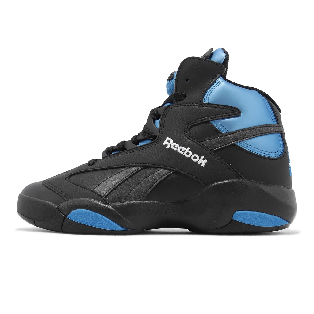 Reebok 籃球鞋 Shaq Attaq OG Black Azure 黑 藍 歐尼爾 男鞋【ACS】 HR0499