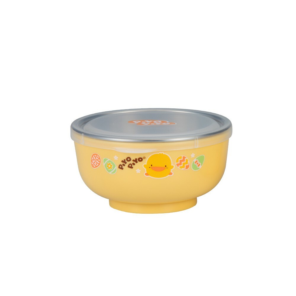 黃色小鴨不鏽鋼（雙層隔熱）深餐碗-300ML