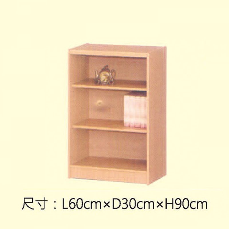 【CF-125-02】木製書櫃 (東部及桃園以南區域另詢運費)