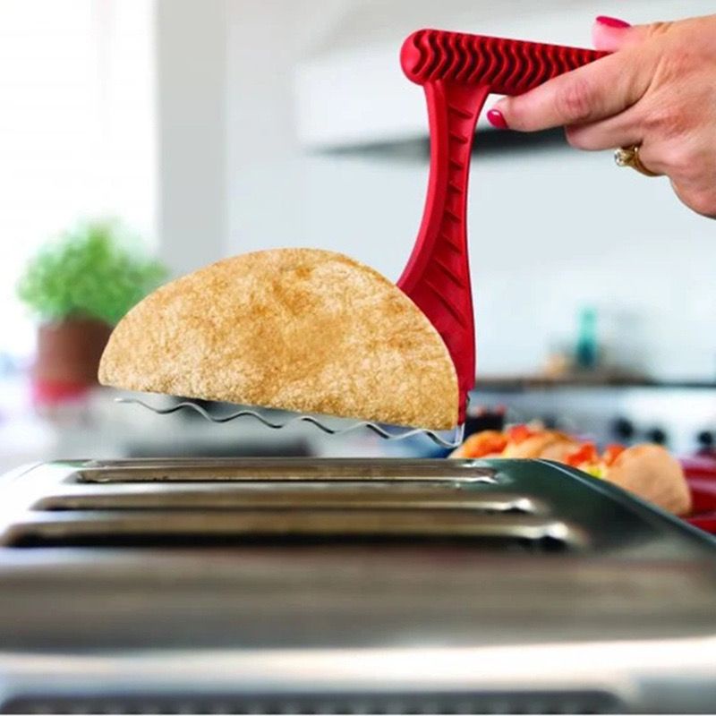 tacoToaste r墨西哥卷餅鏟玉米餅春卷夾烘烤工具面包機定型夾子