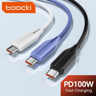 Toocki 100W C 型轉 C 型電纜快速充電 6A USB C 型數據線 2.4A USB-L 充電器線