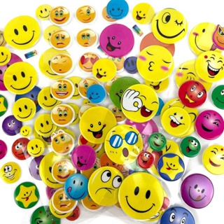 現貨貼畫3D立體泡泡貼笑臉表情兒童立體貼紙獎勵貼泡泡貼