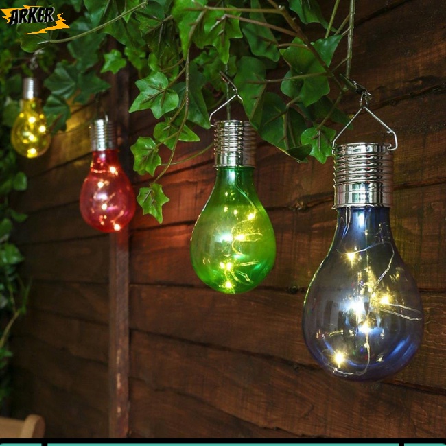 Ak Led 太陽能燈泡內置 40mah 電池戶外掛燈,用於派對花園家庭庭院裝飾