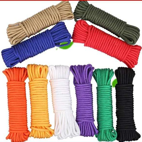 【尼龍繩】防晒繩拉綁繩繩子尼龍繩編織繩捆綁繩晾衣繩裝飾繩子包裝繩優質彩色繩子晒被繩