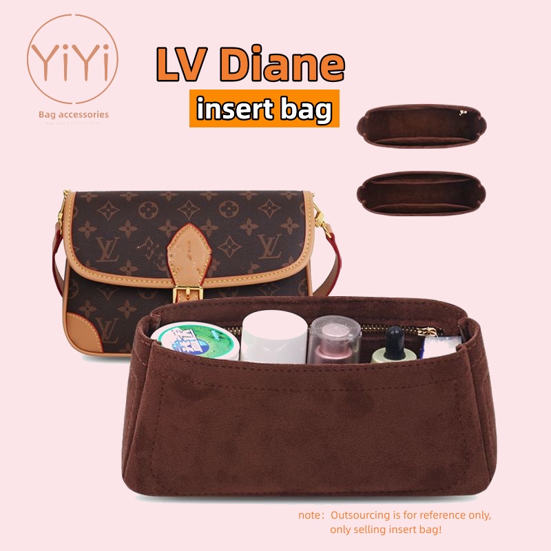 【YiYi】包中包 LV內膽包 適用於LV Diane法棍包 內膽包 袋中袋 包中包收纳 分隔袋 包包內袋 內襯