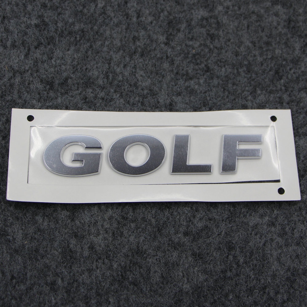適用於 GOLF5 MK5 Golf 6 MK6 Golf 7 MK7 後車標後字符標記英文字母 Golf logo 銀