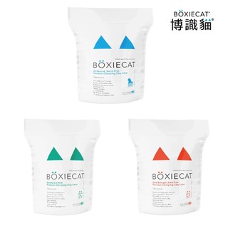 美國 博識貓 BOXIECAT 16磅-28磅 綠芬 強效 美國黏土凝結 貓砂