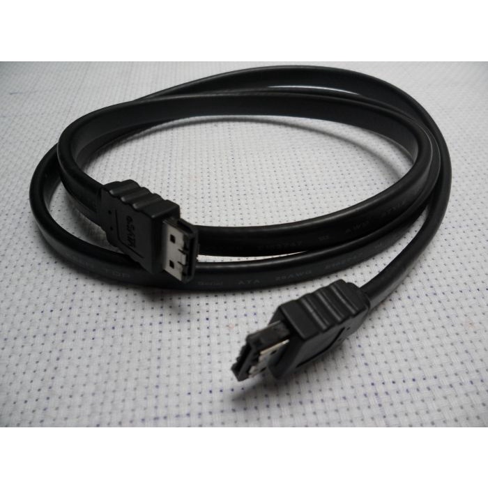 50cm 外部屏蔽電纜 eSATA 到 eSATA 型公對公 M/M 延長轉換數據線適配器