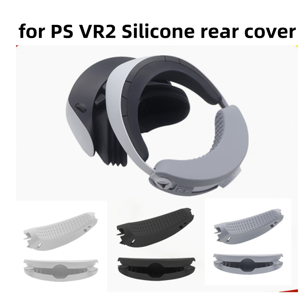 Ps VR2 後蓋保護膜適用於 PS VR2 遊戲矽膠防滑配件後蓋防塵罩套裝