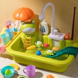 【新款】兒童戲水玩具 兒童洗澡戲水寶寶嬰兒水上玩具小黃鴨玩水池盆小鴨子男孩女孩小孩