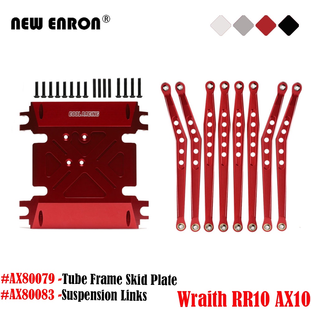 金属1/10 Axial Wraith AX10 90018 RR10 AX80079轉向連桿AX80083管架防滑板