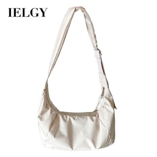 IELGY 斜揹包包女大容量餃子包羽絨棉簡約百搭斜揹包