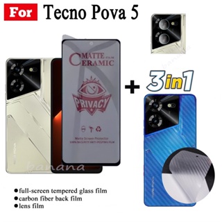 合 1 Tecno Pova 5 屏幕保護膜適用於 Tecno Camon 20 Pro 5G Premier Pop