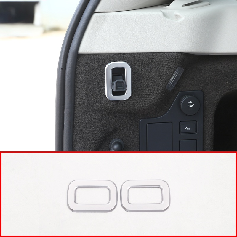 Land Rover Discovery5 L462 2017-2020 ABS鍍鉻 後行李箱掛鉤框架蓋 飾件內部附件