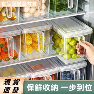 『精選現貨』 食品級冰箱收納盒 廚房整理放蔬菜雞蛋保鮮盒 冷凍專用大容量儲物盒 冷凍雞蛋收納盒 密封收納盒 冰箱保鮮盒
