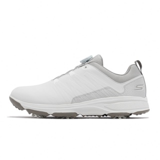 Skechers 高爾夫球鞋 Torque-Twist 白 灰 防水鞋面 旋鈕系統 男鞋 【ACS】 54551WGRY
