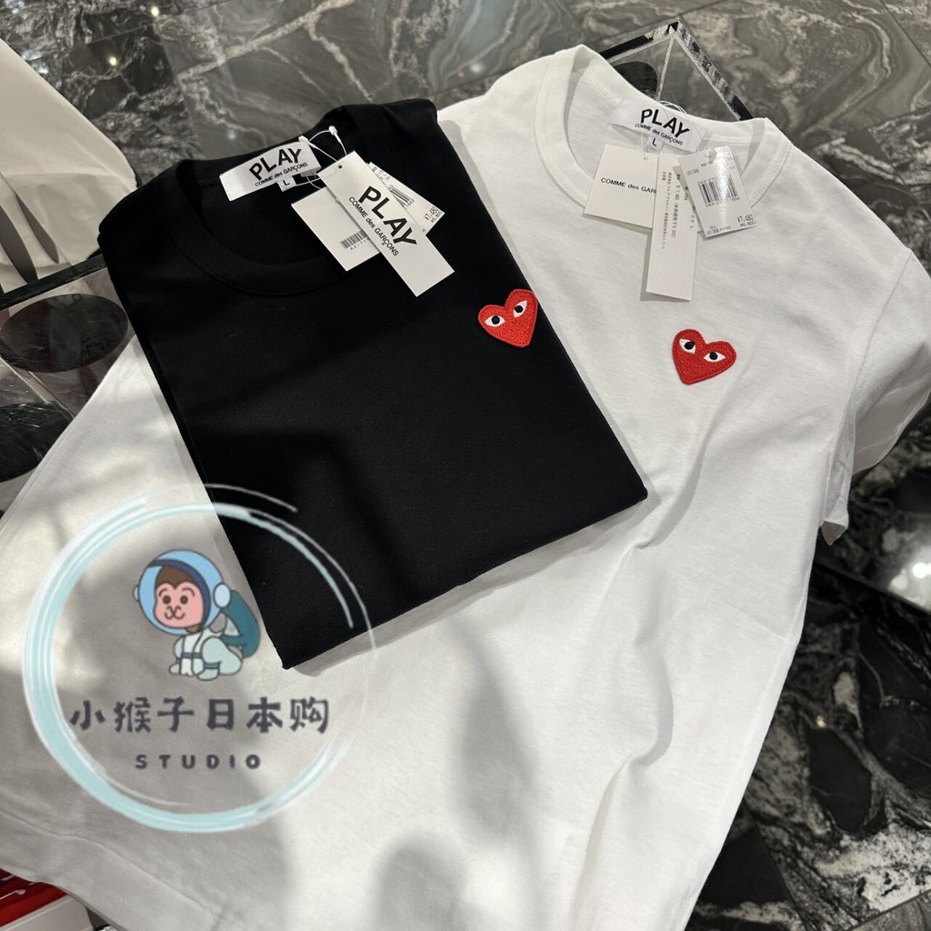 現貨 CDG Rei Kawakubo Play Classic Red Heart 男女款短袖T恤