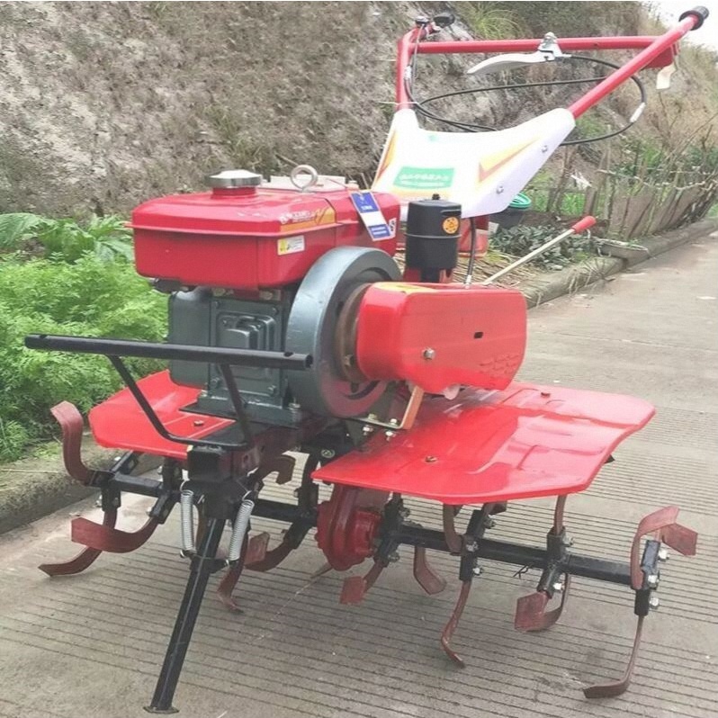 免運 農機微耕機多功能汽油開溝翻土鬆土機拖拉機旋耕機柴油耕地機小型