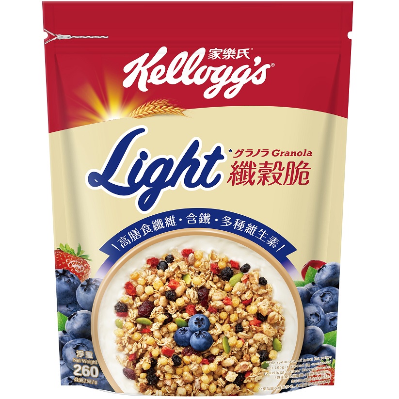 Kellogg's家樂氏 纖穀脆Light 260g