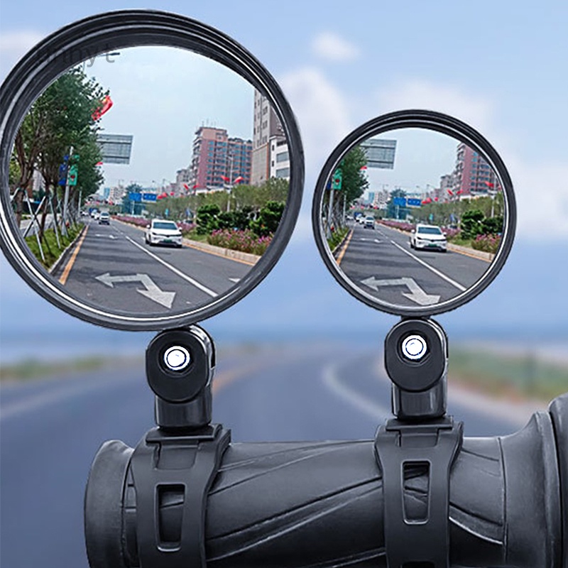 Unnyt 腳踏車後照鏡 山地公路車後照鏡 可摺疊凸面反光鏡