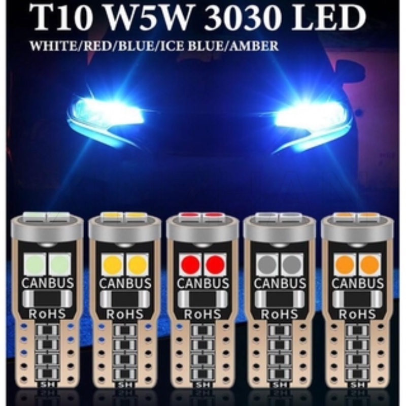 T10 3030 6SMD節能寬度燈/低功耗牌照燈/高品質閱讀燈/長續航門側燈汽車配件