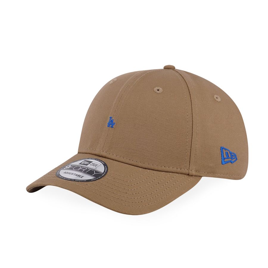 NEW ERA 940 MLB MICRO LOGO棒球帽/ 洛杉磯道奇/ 卡其 eslite誠品