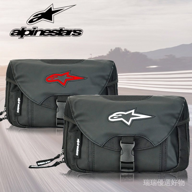 Alpinestar 包 2022 新款機車腰包男士時尚防水騎行包 PU 皮包大容量 Alpinestars 側包摩托