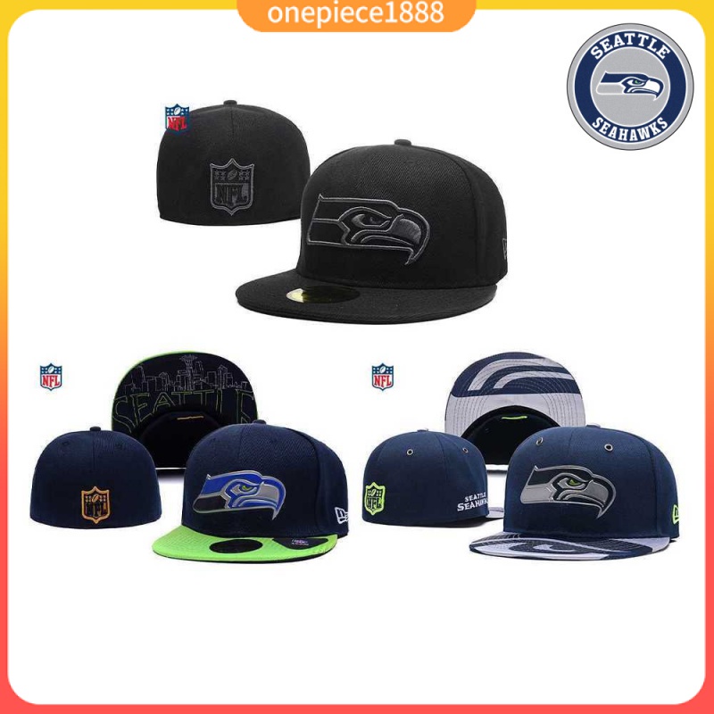 全封帽 西雅圖海鷹 Seattle Seahawks NFL 橄欖球帽 嘻哈帽 刺繡 休閒帽 時尚潮帽