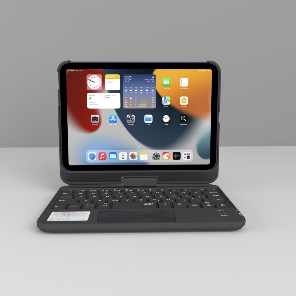 【現貨速發】一件式式鍵盤360度旋轉保護殼適用於ipad mini6平板帶背光