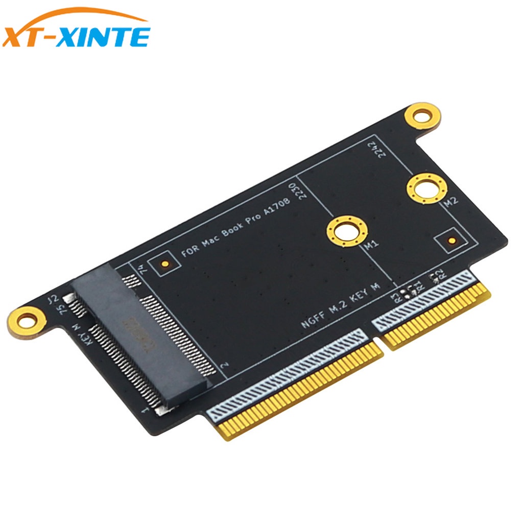 Xt-xinte 適用於 NGFF M.2 M-Key SSD 轉換器適配器卡適用於 MacBook A1708 型號