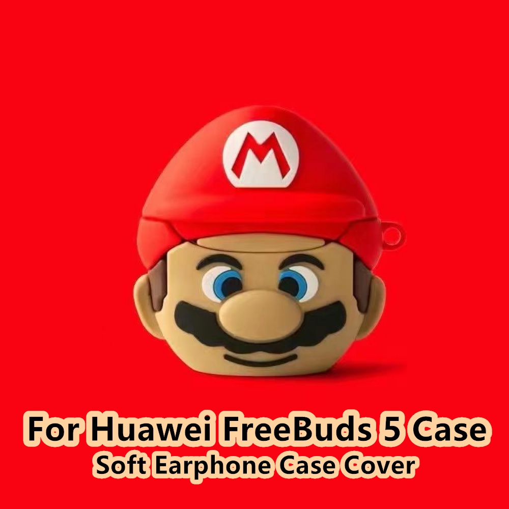 【有貨】適用於華為 Freebuds 5 外殼軟耳機保護套時尚卡通系列適用於華為 FreeBuds 5 外殼軟耳機保護套