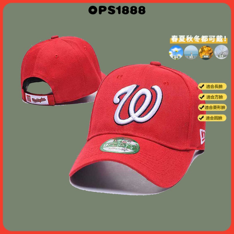 MLB 棒球帽 Washington Nationals 華盛頓 國民隊 男女通用 運動帽 嘻哈帽 沙灘帽 可調整 潮帽