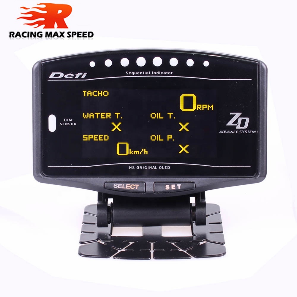 [急速出貨]改裝 DEFI Advance ZD十合一多功能汽車賽車LED電子儀表 B9O9