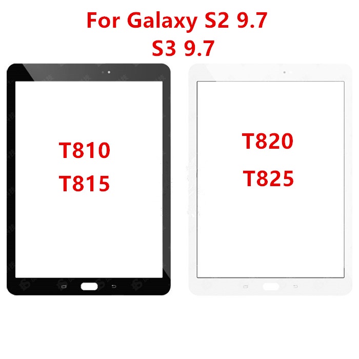 SAMSUNG T820 T825 觸摸屏適用於三星 Galaxy Tab S3 S2 9.7 T810 T815 外玻