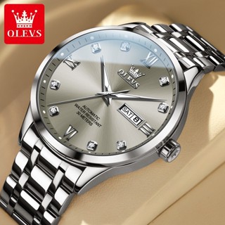 【現貨】OLEVS 9946 時尚 雙日曆 全自動機械手錶 2023年新款 商務男士手錶男表
