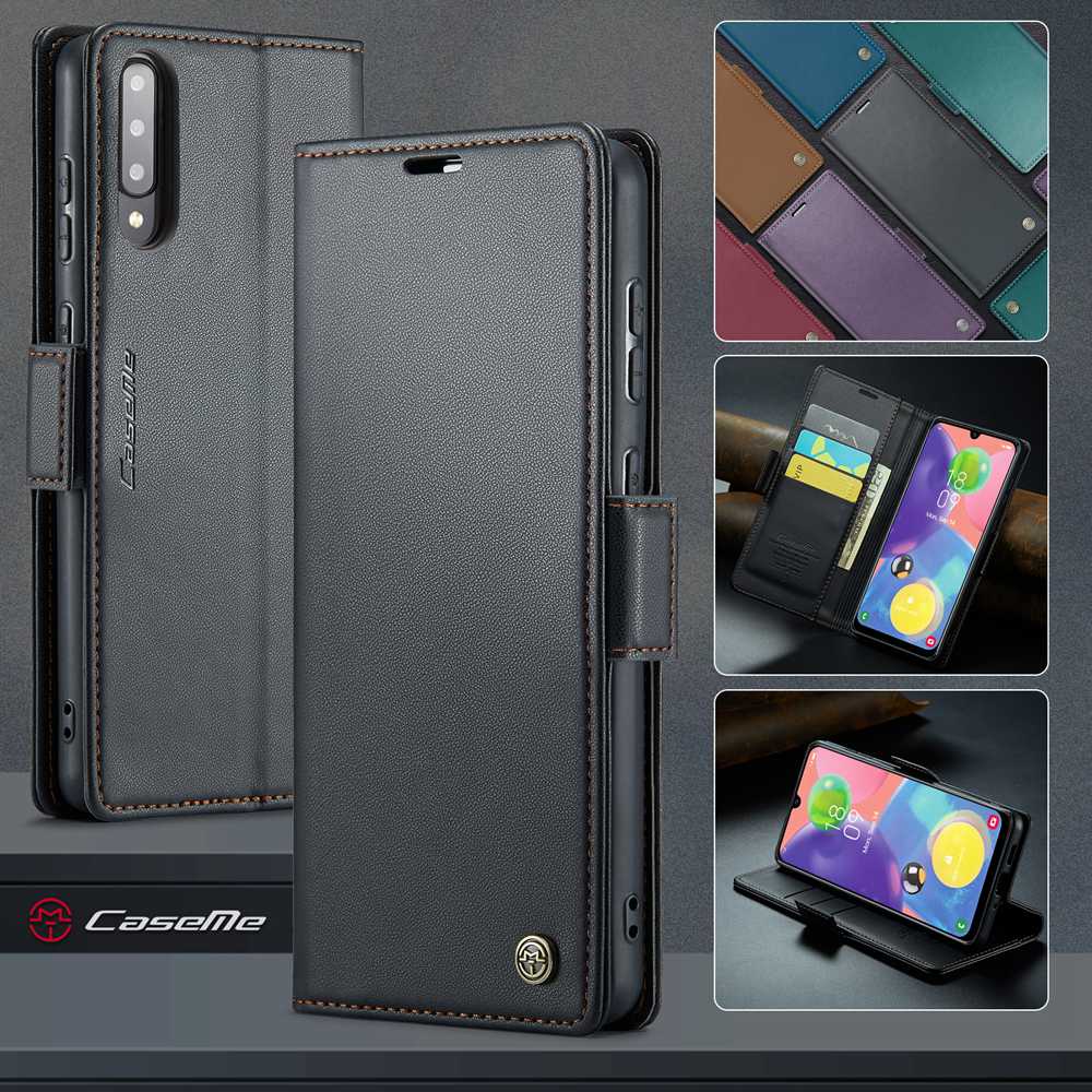 Caseme RFID 防盜刷 錢包款 皮套 三星 Galaxy A70 / A70S 手機殼 掀蓋 支架 插卡 保護殼