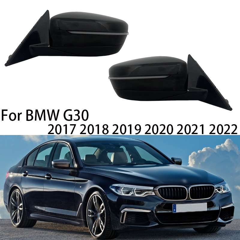 BMW 寶馬 G30 2017 2018 2019 2020 2021 2022 汽車後視鏡加熱 LED 轉向燈的汽車側