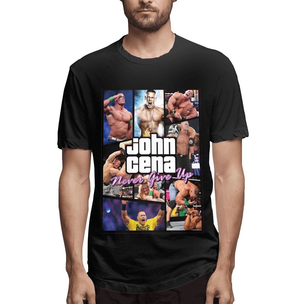 新品上市 John Cena Aa 態度調整你不能參觀我加大碼男士 T 恤父親節禮物