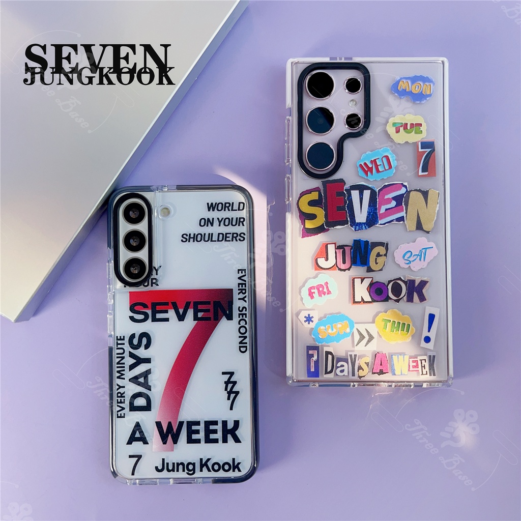 SAMSUNG 手機殼 BTSS-613 JUNGKOOK SEVEN 適用於三星 Galaxy S23+ S23 S2