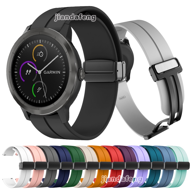 Garmin Vivoactive 3 Music D 扣運動錶帶磁性錶帶