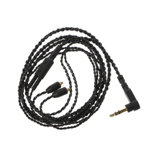 適用於舒爾 SE215 SE315 SE535 SE846 耳機的 3.5 毫米 MMCX 電纜線無纏結音頻設備電線輕量