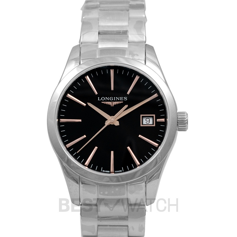 浪琴表浪琴表征服 L23864526 黑色錶盤女士手錶 FreeS&amp;H