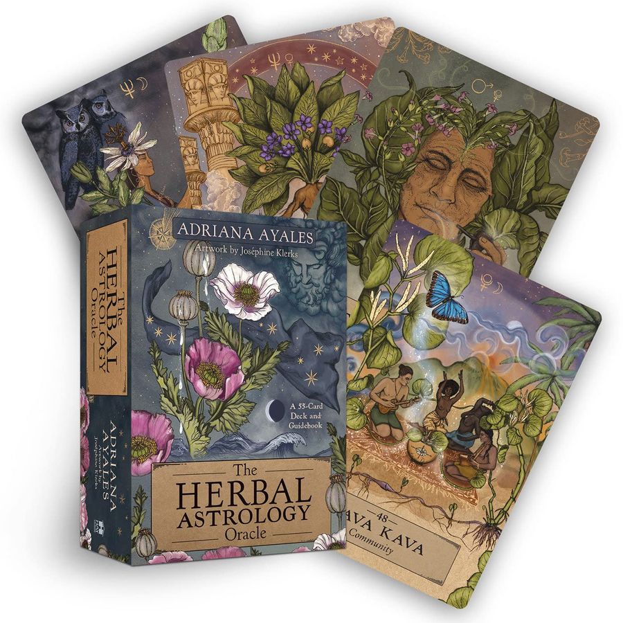 The Herbal Astrology Oracle: A 55-Card Deck and Guidebook/藥草與占星主題神諭卡/Adriana Ayales; Josephine Klerks eslite誠品【預購】