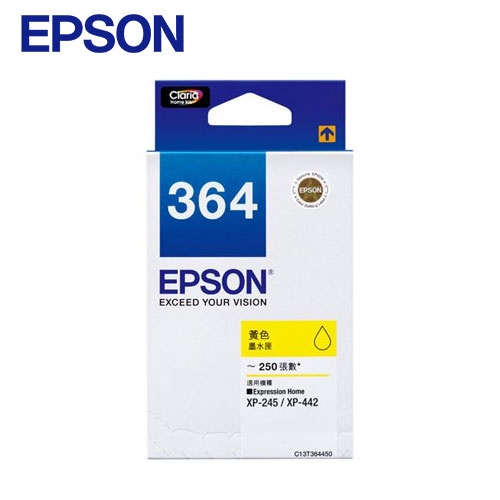 EPSON 原廠墨水匣 T364450( 黃)